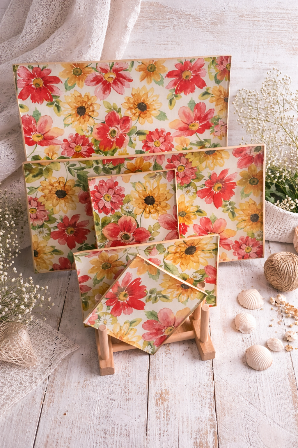 Conjuntos de vajillas decoupage