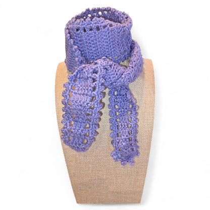 Pañuelo de cuello de ganchillo en lana