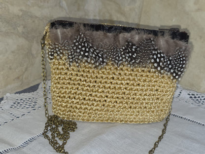 Bolsos de ganchillo en lurex