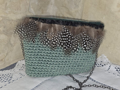 Bolsos de ganchillo en lurex