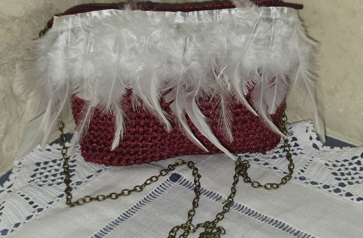 Bolsos de ganchillo en lurex